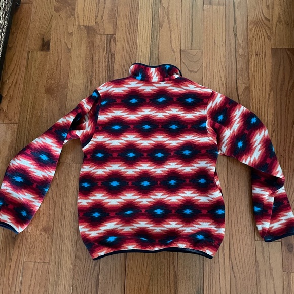 Patagonia synchilla wild desert snap-t fleece pullover western aztec small - Picture 3 of 4